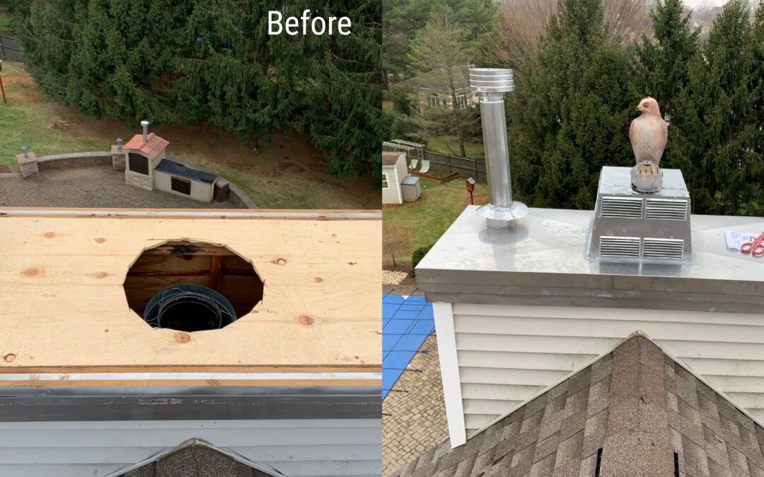 Chimney Chase Cover Replacement – Marlboro, NJ